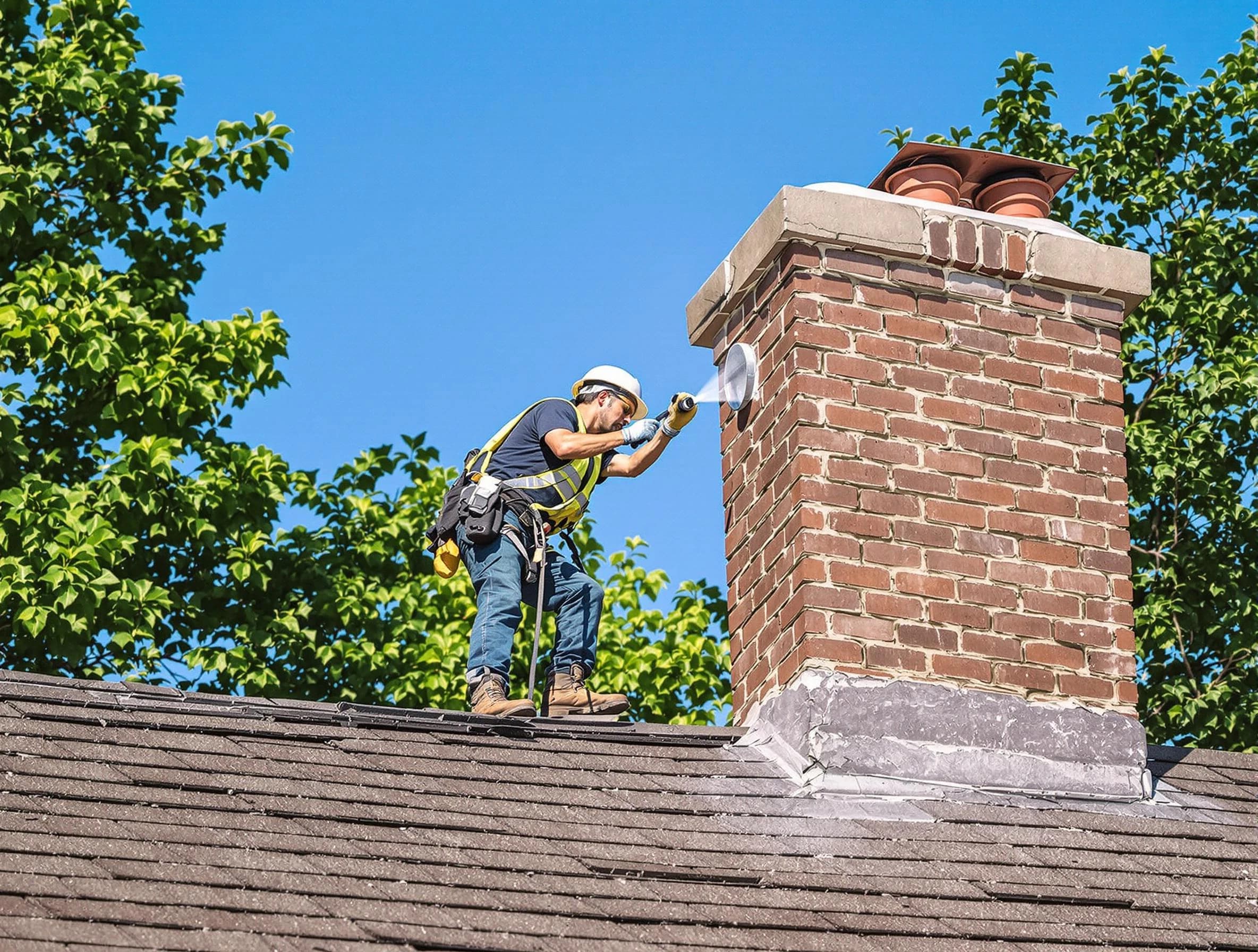 Homeacre-Lyndora Chimney Sweep performing an inspection with advanced tools in Homeacre-Lyndora, PA