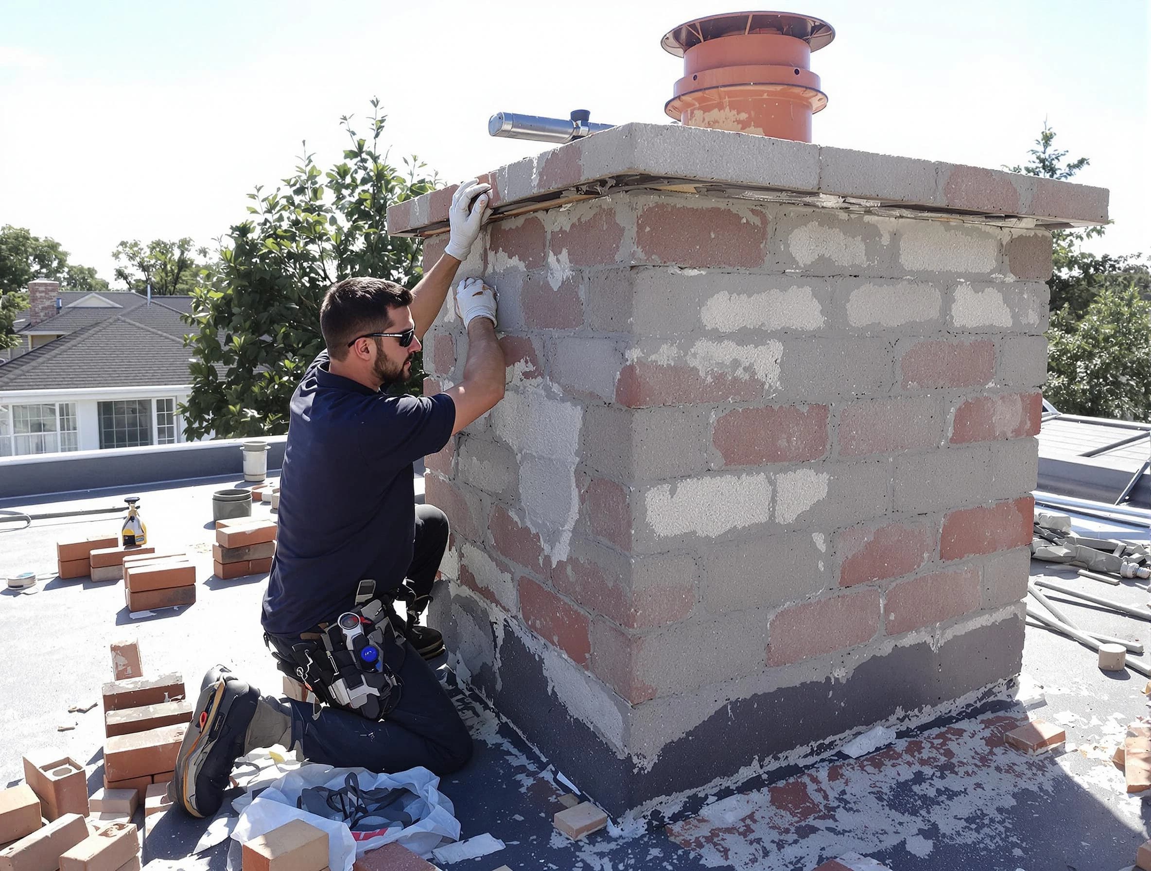 Advanced chimney repair process by Homeacre-Lyndora Chimney Sweep in Homeacre-Lyndora, PA