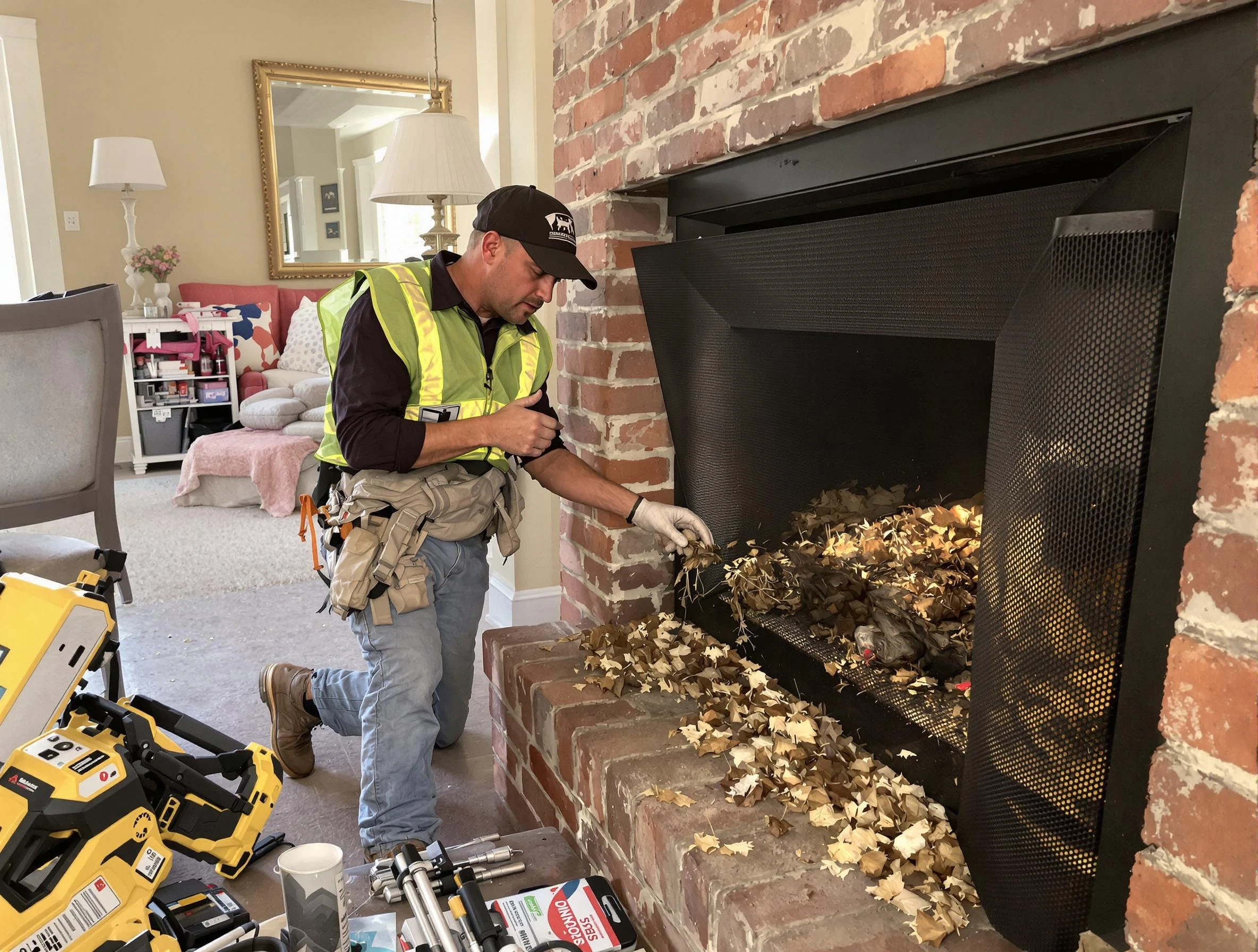 Safe screening installation by Homeacre-Lyndora Chimney Sweep in Homeacre-Lyndora, PA