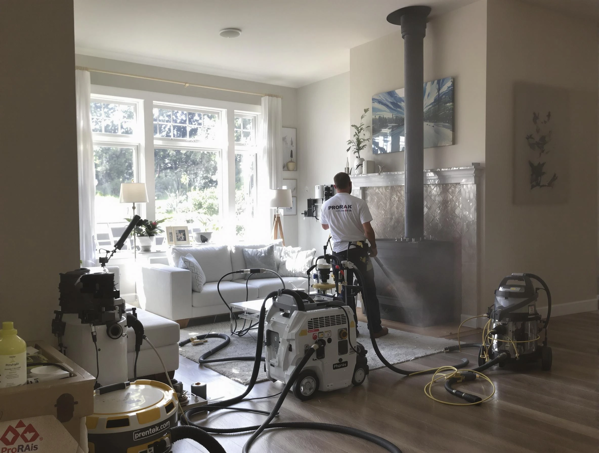 Soot removal service by Homeacre-Lyndora Chimney Sweep for a fireplace in Homeacre-Lyndora, PA